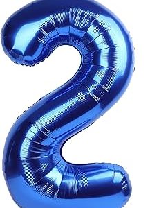 Blue Number 2 Balloon