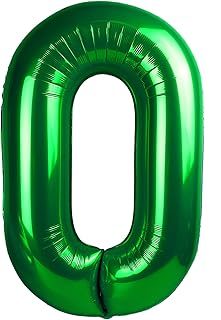 Green number 0 Balloon