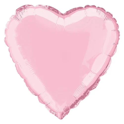 Baby Pink foil heart shaped balloon