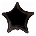 Black star foil balloon